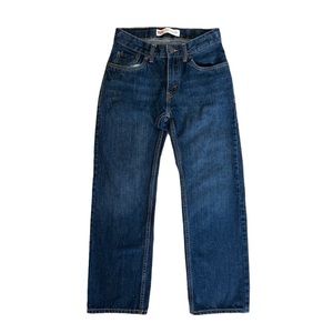 Levi’s Boys 505 Regular Denim Blue Jeans Size 12 Regular